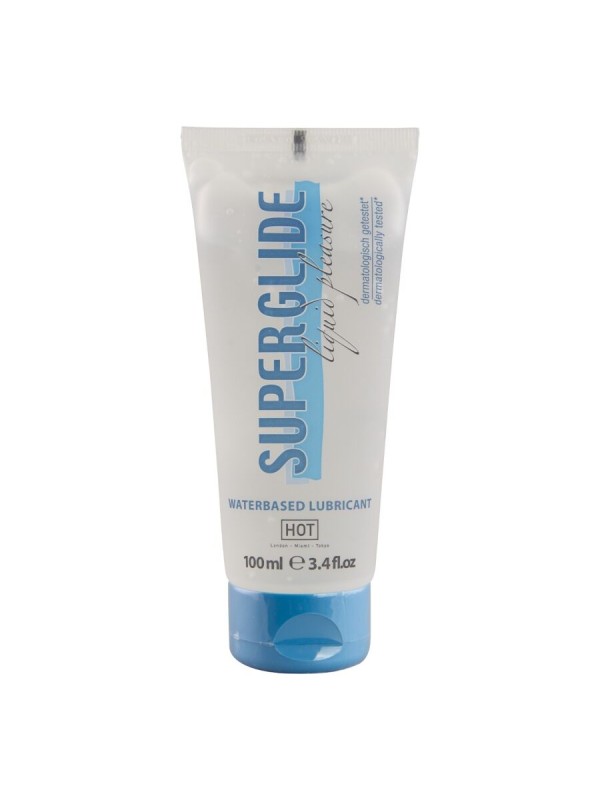 HOT - SUPERGLIDE LIQUID PLEASURE WATERBASED LUBRICANT 100 ML