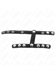 KINK - PENIS RING WITH 3 ADJUSTABLE BALL SPLITTER STRAPS