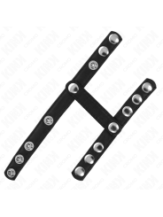 KINK - PENIS RING WITH 3 ADJUSTABLE BALL SPLITTER STRAPS