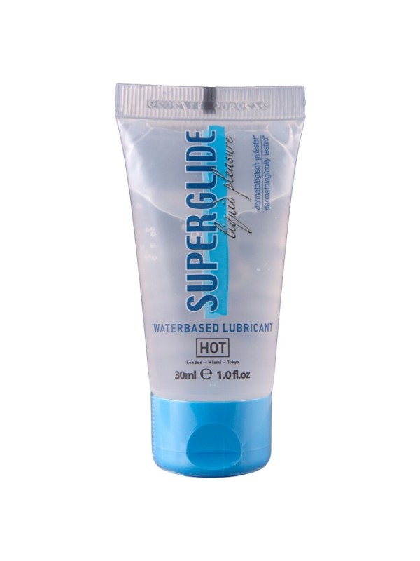 HOT - SUPERGLIDE LIQUID PLEASURE WATERBASED GLIJMIDDEL 30 ML