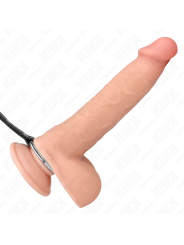 KINK - METALL-PENISRING MIT KETTE UND VERSTELLBAREN BRUSTKLAMMERN