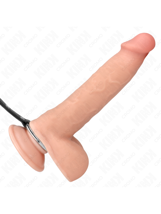 KINK - METAL PENIS RING WITH CHAIN AND ADJUSTABLE NIPPLE CLAMPS