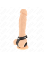KINK - ADJUSTABLE DOUBLE LEATHER PENIS RING