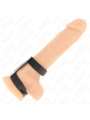 KINK - ADJUSTABLE DOUBLE LEATHER PENIS RING