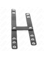 KINK - ADJUSTABLE DOUBLE LEATHER PENIS RING