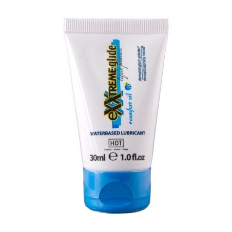HOT - EXXTREME GLIDE LUBRIFICANTE À BASE DE ÁGUA + ÓLEO CONFORTANTE A+