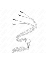 KINK - DRIEVOUDIGE CHROOM METALEN PENISRING 3,8 CM TOT 5 CM METALEN KE