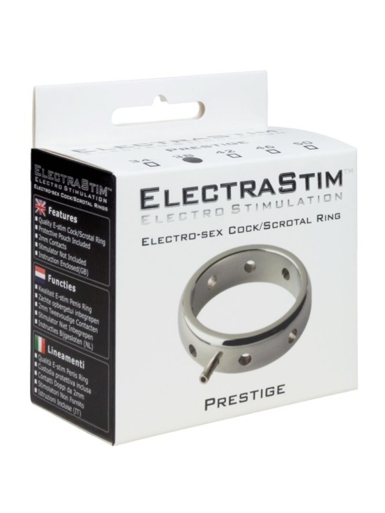 ELECTRASTIM - PRESTIGE ELEKTROMAGNETISCHE METALEN PENISRING 34 MM