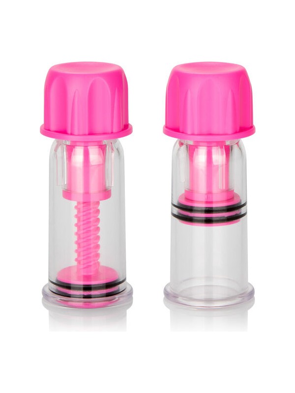 CALEXOTICS - VENTOSA DE SUCÇÃO DE MAMILOS VACCUM TWIST ROSA