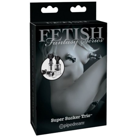 FETISH FANTASY LIMITED EDITION - SUPER-SAUGTRIO FÜR BRUSTWARZEN UND KL