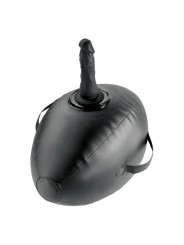 FETISH FANTASY SERIES - HINCHABLE BODY DOCK CON DILDO NEGRA 41.9 CM