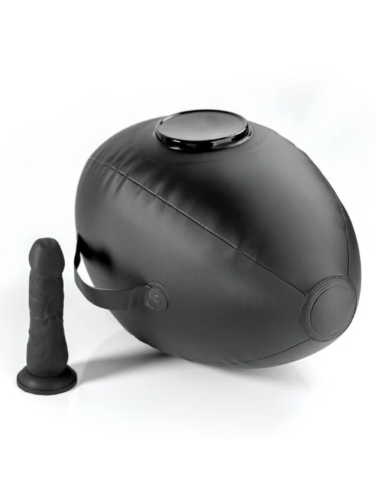 FETISH FANTASY SERIES - HINCHABLE BODY DOCK CON DILDO NEGRA 41.9 CM