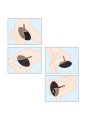 FETISH FANTASY SERIES - HINCHABLE BODY DOCK CON DILDO NEGRA 41.9 CM