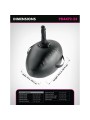 FETISH FANTASY SERIES - BODY DOCK BOLA DE AMOR INFLÁVEL COM DILDO PRET