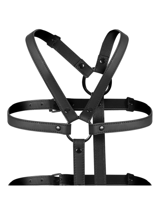 FETISH SUBMISSIVE BONDAGE - ARNÊS AJUSTÁVEL TORSO E BRAÇOS