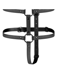 FETISH SUBMISSIVE BONDAGE - HARNAIS RÉGLABLE TORSE ET BRAS