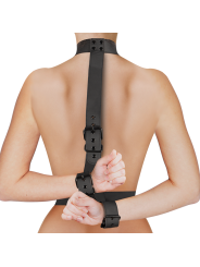 FETISH SUBMISSIVE BONDAGE - ENSEMBLE DE RETENUE CORPS COL ET POIGNETS