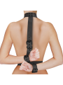 FETISH SUBMISSIVE BONDAGE - KRAGEN UND HANDGELENKMANSCHETTEN-KÖRPERFES