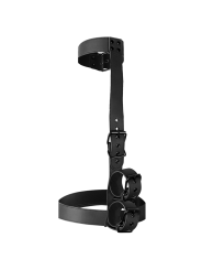 FETISH SUBMISSIVE BONDAGE - KRAGEN UND HANDGELENKMANSCHETTEN-KÖRPERFES