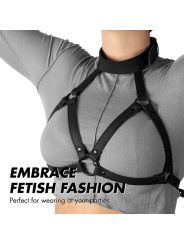 FETISH SUBMISSIVE BONDAGE - ADJUSTABLE CHEST HARNESS