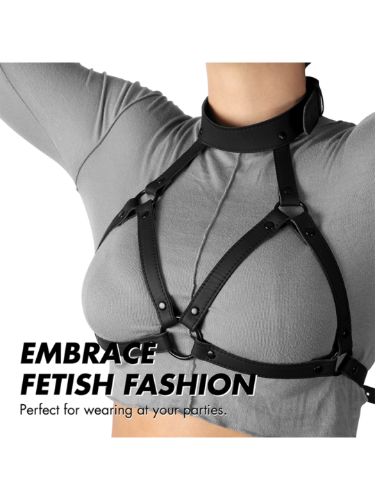 FETISH SUBMISSIVE BONDAGE - VERSTELLBARER BRUSTGURT