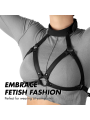 FETISH SUBMISSIVE BONDAGE - ADJUSTABLE CHEST HARNESS