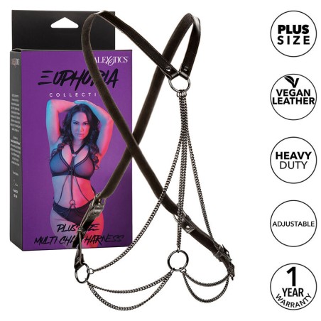 CALEXOTICS - EUPHORIA PREMIUM MULTI-CHAIN HARNAS PLUS MAAT