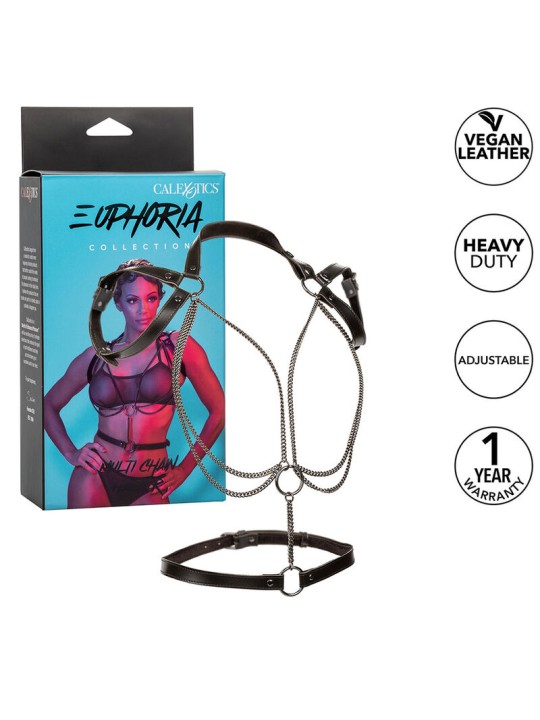 CALEXOTICS - EUPHORIA PREMIUM MULTI-CHAIN HALT STIJL HARNAS