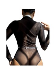 SUBBLIME - 953737 HARNAIS DE POITRINE AVEC ANNEAUX ET CHAÎNES ARGENT T