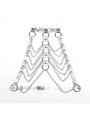 SUBBLIME - 953737 IMBRACATURA PETTORALE CON ANELLI E CATENE ARGENTO TA
