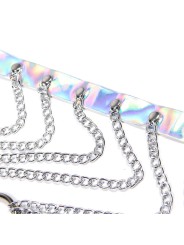 SUBBLIME - 953737 IMBRACATURA PETTORALE CON ANELLI E CATENE ARGENTO TA