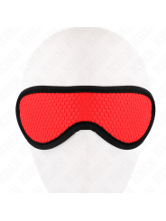 KINK - SCHUPPENTEXTURBANDAGE MIT ROT ABGEDECKTEM RAND 20 x 7 CM