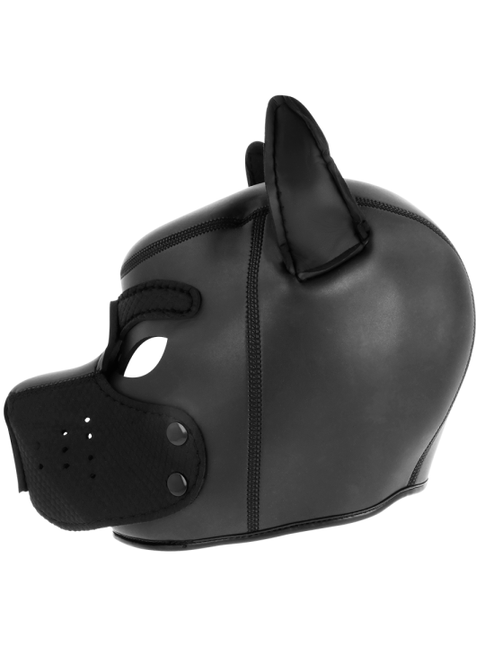 DARKNESS - NEOPREEN HONDENMASKER MET VERWIJDERBARE SNUITKRAAG M