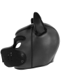 DARKNESS - NEOPREN-HUNDEMASKE MIT ABNEHMBARER MAULE M