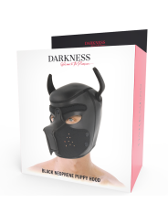 DARKNESS - NEOPREEN HONDENMASKER MET VERWIJDERBARE SNUITKRAAG M
