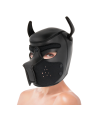 DARKNESS - NEOPREN-HUNDEMASKE MIT ABNEHMBARER MAULE L