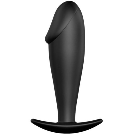 PRETTY LOVE - ZWARTE PENISVORMIGE SILICONEN ANAAL PLUG