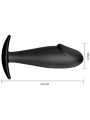 PRETTY LOVE - ANAL PLUG SILIKON PENISFORM SCHWARZ