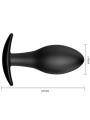 PRETTY LOVE - ANCHOR SILICONEN ANAAL PLUG 8,5 CM ZWART
