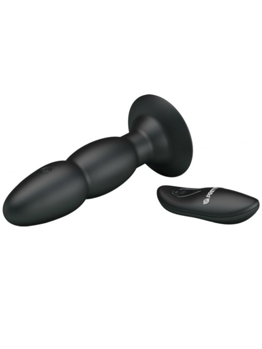 PRETTY LOVE - VIBRADOR LOVE PLUG E ROTAO POR CONTROLE REMOTO
