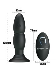 PRETTY LOVE - VIBRATEUR PLUG ET ROTATION PAR TÉLÉCOMMANDE