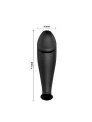 PRETTY LOVE - SILICONE ANAL PLUG FORMA DE PÊNIS E 12 MODOS DE VIBRAO P
