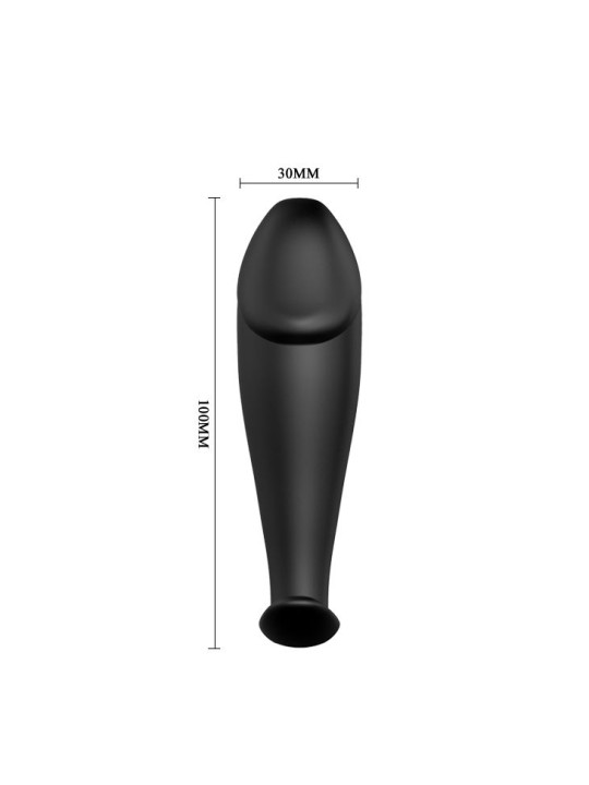 PRETTY LOVE - SILICONE ANAL PLUG FORMA DE PÊNIS E 12 MODOS DE VIBRAO P