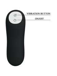 PRETTY LOVE - SILICONE ANAL PLUG PENIS FORM AND 12 VIBRATION MODES BLA