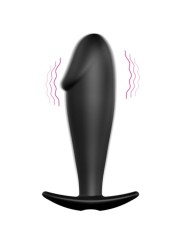 PRETTY LOVE - SILIKON ANAL PLUG PENIS FORM UND 12 VIBRATIONSMODI SCHWA