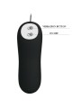 PRETTY LOVE - PLUG ANAL NCORA FORMA SILICONE 12 MODOS DE VIBRAO PRETO