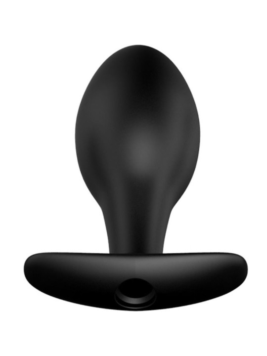 PRETTY LOVE - ANAL PLUG ANCHOR FORM SILICONE 12 VIBRATION MODES BLACK