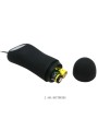PRETTY LOVE - SILICONE ANAL PLUG 12 VIBRATION MODES BLACK