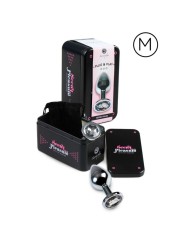 SECRETPLAY - PLUG ANAL TRANSPARENT ALUMINIUM 7CM