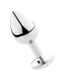 SECRETPLAY - PLUG ANAL TRANSPARENT ALUMINIUM 8 CM